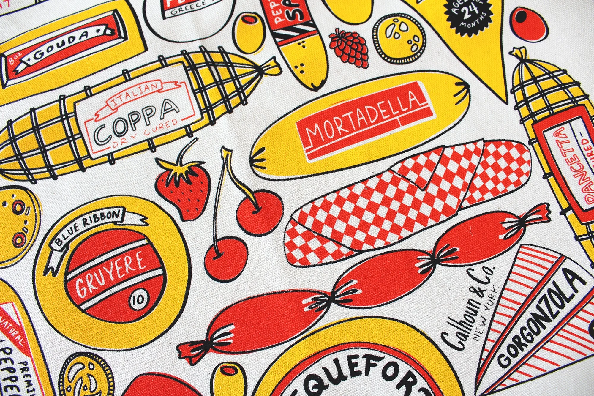 Charcuterie - CANVAS TOTE BAG — Calhoun & Co.